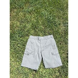 Carhartt Ripstop Cargo Shorts Men's 36 Gray Relaxed Fit Shorts